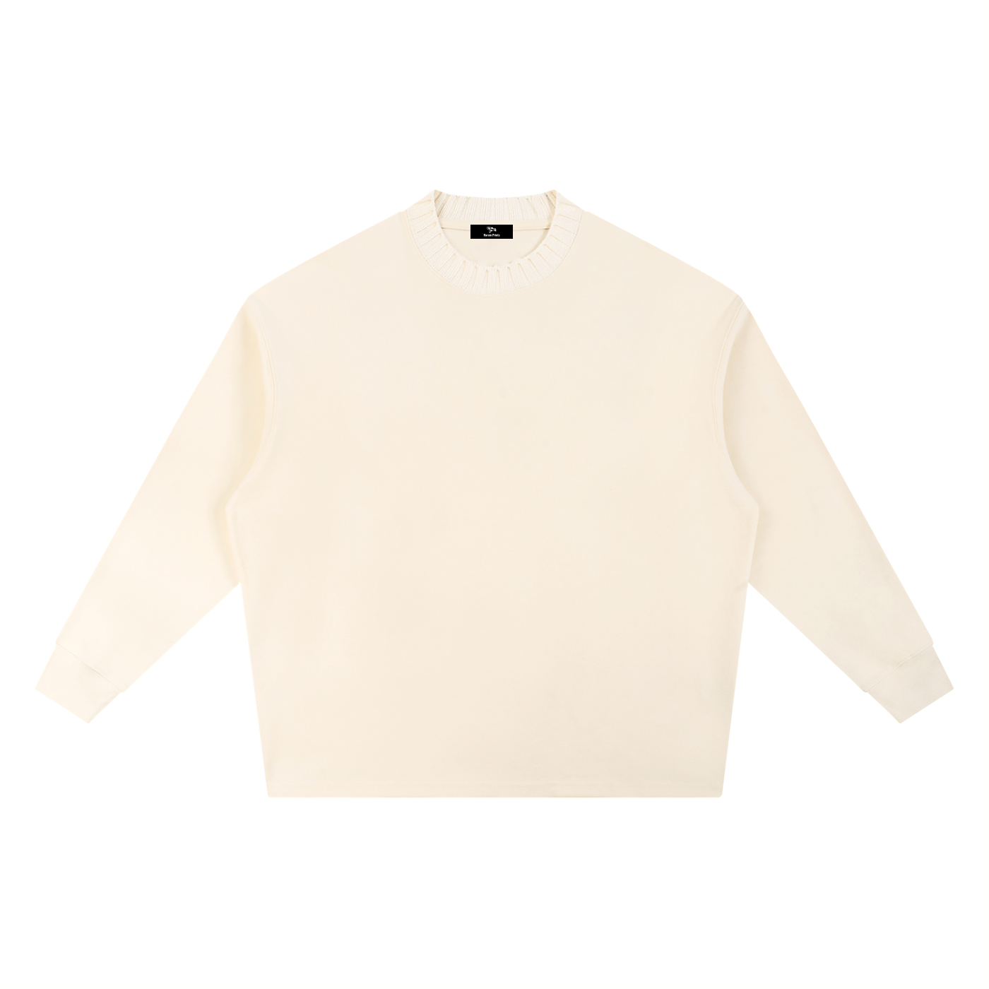 Knitted Round Neck Oversize Sweatshirt