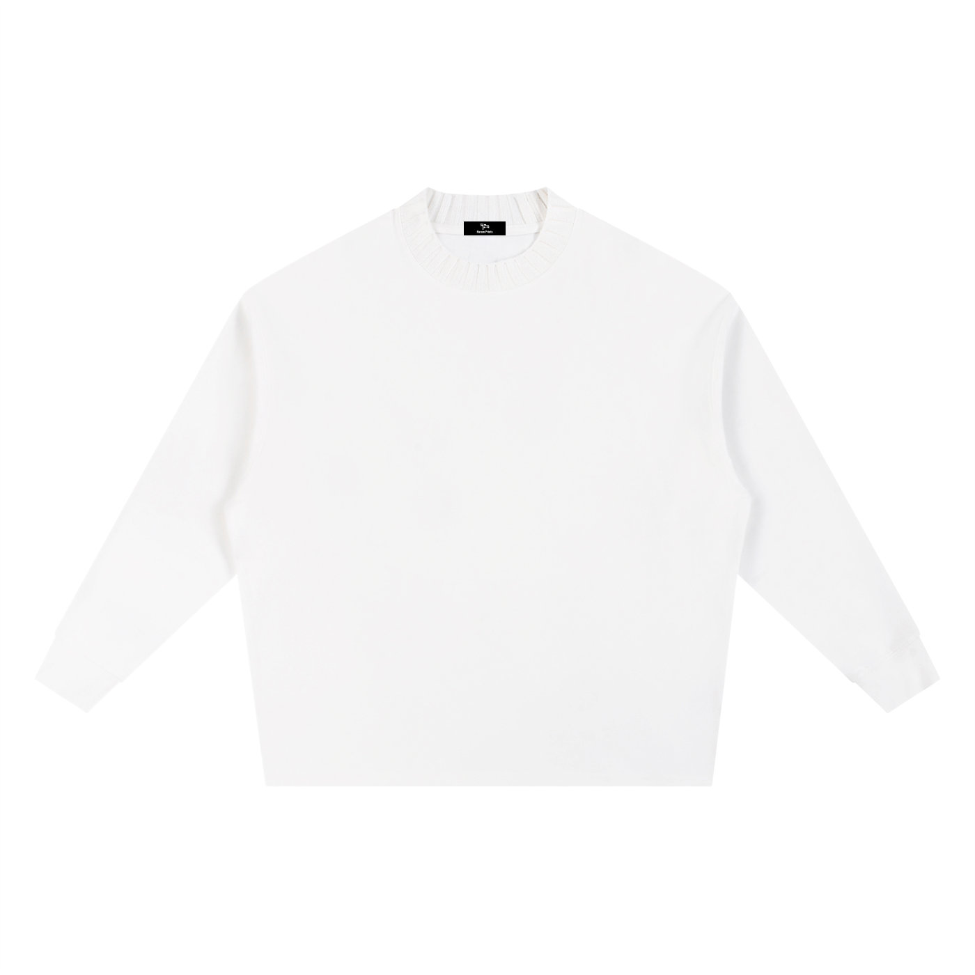 Knitted Round Neck Oversize Sweatshirt